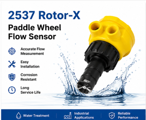 Sensor de Flujo de Rueda de Paletas Rotor-X 2537 para Tratamiento de Agua y Monitoreo de Flujo Industrial - Product Image 2