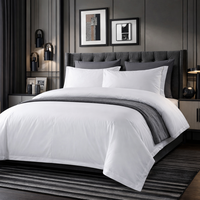 Parure de lit 100 % coton pour l'été, style simple, tailles Queen et King, 200 fils, qualité hôtelière, anti-boulochage, respirante, housse de couette de style européen