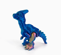 Figura de Acción de Dinosaurio Articulado Impreso en 3D Fierce Guanlong, Modelo de Animal Prehistórico Metálico de PLA de Seda, Juguete Personalizado al por Mayor