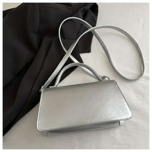 Nuevo bolso bandolera de cuero PU diagonal para mujer, estilo retro, con diseño a cuadros moderno. - Product Image 2