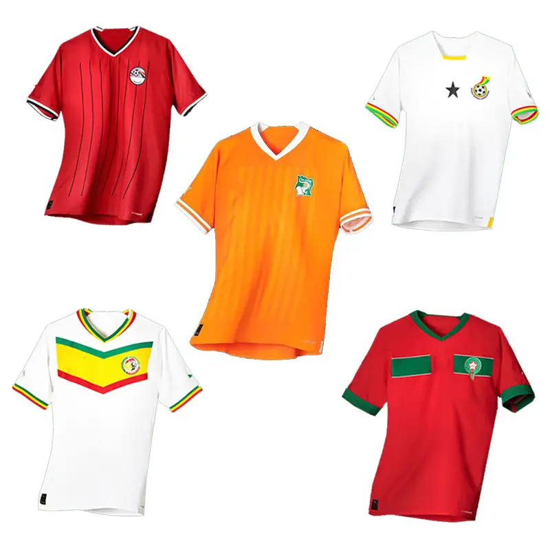 Maglia di calcio nazionale africana avorio costa Senegal Ghana calcio abbigliamento tifosi giocatore