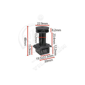 Xinyida Hood Rubber <b>Block</b> D1086 For Jeep Compass Grand Commander Cherokee Plastic Nylon <b>Mounting</b> Repair Replacement - Product Image 4
