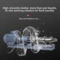 Pompe centrifuge à vis non électrique de type G en acier inoxydable 304 de qualité alimentaire, résistante à la corrosion pour liquides et colloïdes visqueuses, 1,5 CV