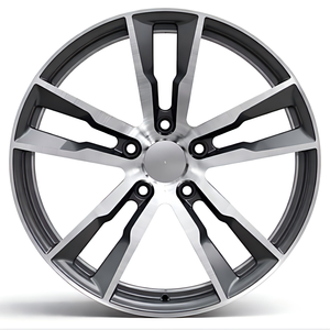 DEONEO Llantas Forjadas Personalizadas 15 16 <span class=keywords><strong>17</strong></span> 18X8.0 19X9.0 20X9.5 21X10 22X10 24X12 con Acabado Mecanizado y Cinco Radios para A4 <span class=keywords><strong>A5</strong></span> A6 A7 320Li 260L - Product Image 1