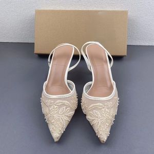 Sandalias de Tacón Puntiagudo Summer Talons, Nuevos Estilos Elegantes con Malla para Mujer - Product Image 2