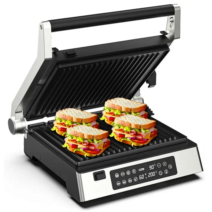 Smart Contact Grill Stainless Steel Cover Electric Contact Grill