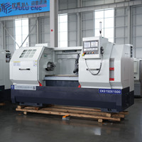 Tour horizontal CNC FULU CK6150-1000 haute précision, robuste et écologique, avec garantie d'un an pour les pièces métalliques et les composants automobiles