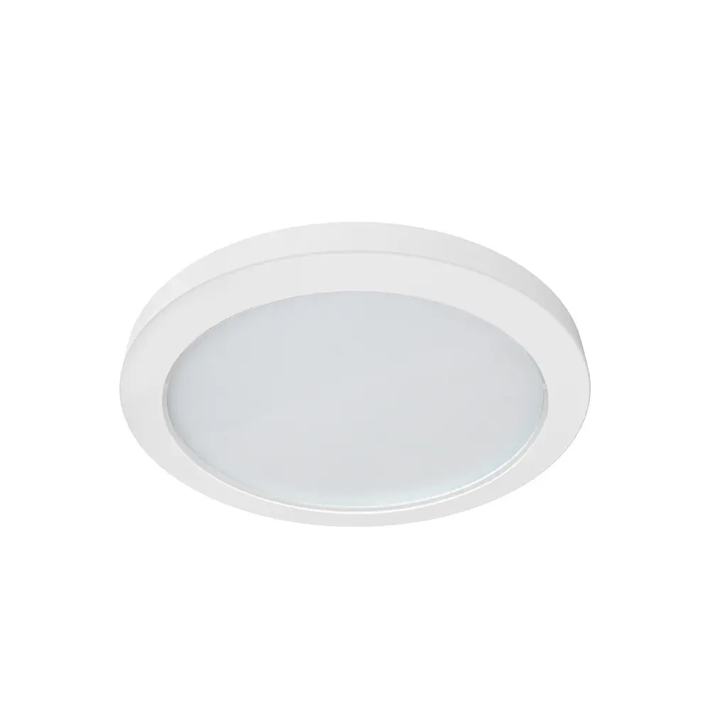 9 Inch Die-cast Aluminum Round Dimmable Decorative Flush Surface Mount LED Luminous Ceiling Light with Emergency Battery Backup