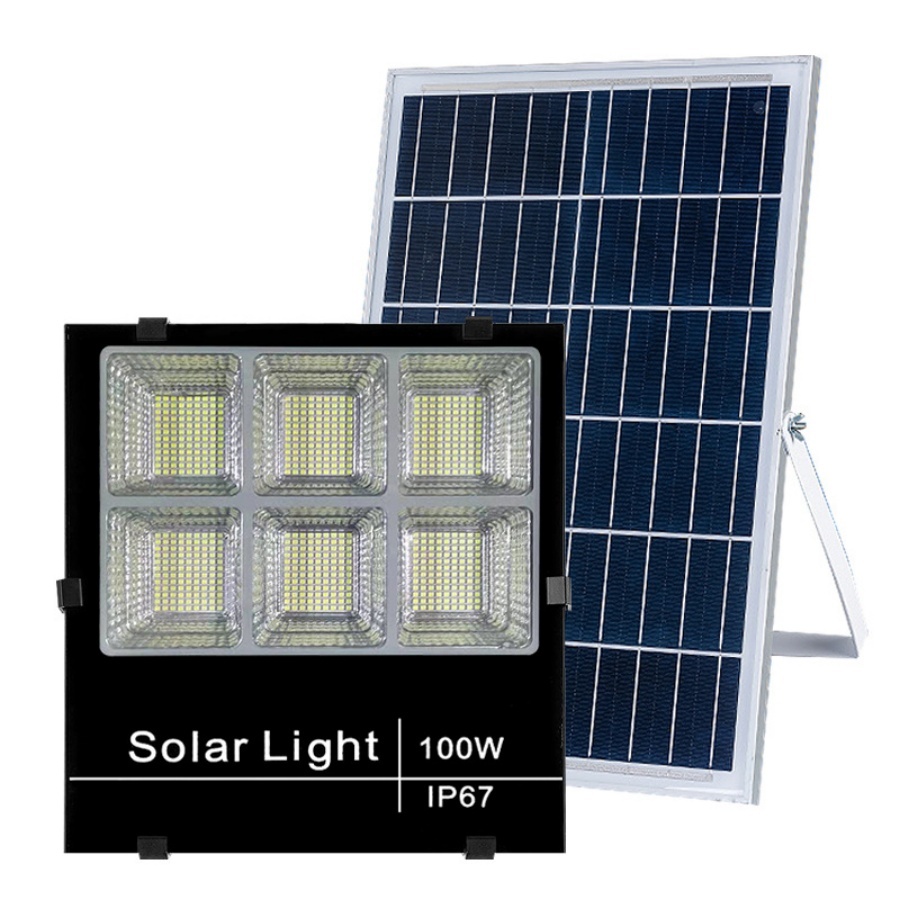 Portable IP66 LED Flood Light with Solar Charging Aluminum Body 120 Beam Angle for Outdoor Camping Garden Emergency Lighting