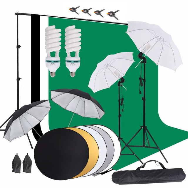 Censreal 135W for Softbox Photography Lighting Kit Studio Shooting Set with Umbrella for Softbox Backdrop Stand Photo Studio Acc