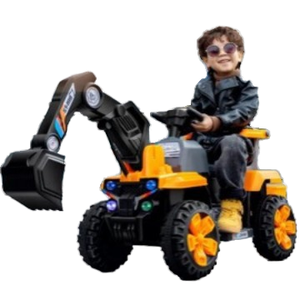 Excavatrice électrique pour enfants, véhicule d'ingénierie, surdimensionnée, à monter et à conduire, <span class=keywords><strong>jouet</strong></span> de voiture unisexe, machine à crochet, en plastique - Product Image 1