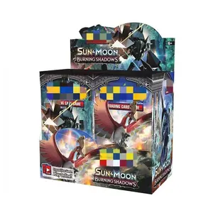 324 pcs/box Poke Mon Evoluções Booster Box Cartões Pacote Atacado Game Collection Crate Poke Mon Cartas de Jogo para Crianças Brinquedos