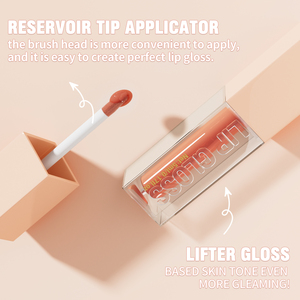 Maquillaje profesional Lip Glaze Lip Gloss Filler Instinct Plumping Lip Polish-Clear - Product Image 5
