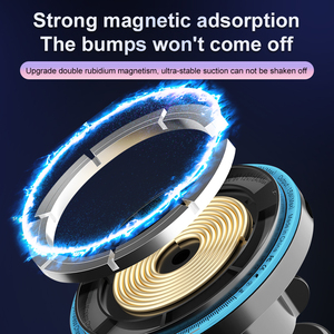 Chống sự can thiệp an toàn Sạc ánh sáng fod phát hiện nam châm hỗ trợ iphone14 Pro Series 15 Wát Max đầu ra <span class=keywords><strong>Qi</strong></span> xe sạc không dây - Product Image 5