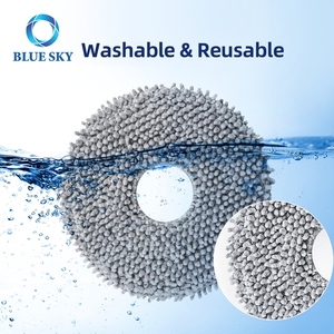 Replacement Spin Cleaning <strong>Pads</strong> <strong>Mop</strong> Cloths for <strong>Roborock</strong> QV 35A Saros 10R Q Revo Qrevo S Water Spray Reusable Microfiber <strong>Mop</strong> <strong>Pads</strong> - Product Image 6