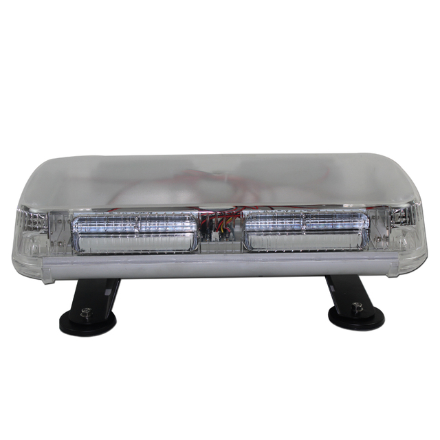 Mini Amber LED Strobe Light Bar Warning Traffic Symbol 12V/24V Function Flashes New Condition