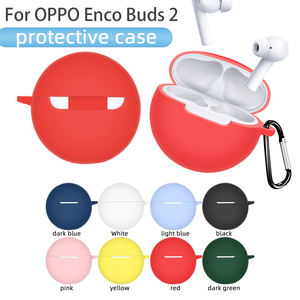 2023 funda protectora de silicona para auriculares inalámbricos de alta calidad para <span class=keywords><strong>OPPO</strong></span> Enco <span class=keywords><strong>buds</strong></span> 2 funda a prueba de golpes con gancho - Product Image 2