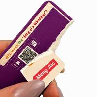 Cartes flash éducatives pour la famille, logo personnalisé imprimé, coins arrondis durables, papier écologique, finition vernie