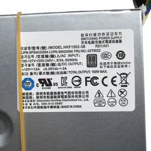 Nouvelle <span class=keywords><strong>alimentation</strong></span> électrique d'origine pour ordinateur tout-en-un Lenovo M71Z M92Z M72Z Edge72z 91Z 92Z 150W FRU 03T9022 HKF1502-3B Expédition rapide - Product Image 2