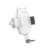 Support de chargeur de téléphone sans fil automatique 15W avec capteur, entrée Type C, charge rapide pour smartphones compatibles avec la technologie magnétique
