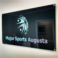 Plaques acryliques personnalisées imprimées en couleur UV, certifiées CE, pour affichage commercial, enseignes commerciales, plaques signalétiques