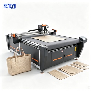 Machine de découpe CNC à plat pour cuir, durable, pour empeignes de chaussures, résistance à la traction, souplesse, tolérance d'épaisseur, machine de découpe REMEYA - Product Image 1