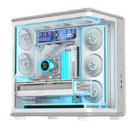 Nouveau boîtier PC gaming Full Tower en acier et métal, format ATX, en stock, vente flash, châssis PC ARGB