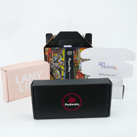 Boîte à poignée en carton ondulé, fabrication directe d'usine, OEM ODM, logo personnalisé imprimé, emballage de produits de vente au détail, emballage de marque en gros