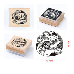 หมึกแสตมป์ไม้ PE PP สีละเอียดความสูง40มม. - Product Image 1