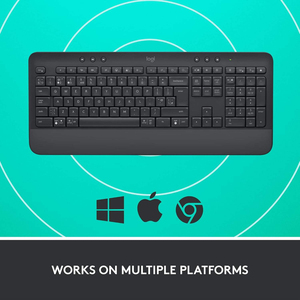 Nuevo Teclado Inalámbrico <span class=keywords><strong>de</strong></span> Oficina <span class=keywords><strong>de</strong></span> Tamaño Completo K650 con Reposamuñecas Integrado y Teclas con Amortiguación Profunda para PC, Mac, Laptop, Negocios y Hogar - Product Image 6