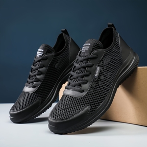 <span class=keywords><strong>Nuevos</strong></span> zapatos de hombre de talla grande de alta calidad para deportes al aire libre, ocio, moda, tela de malla, zapatos transpirables y de moda - Product Image 6