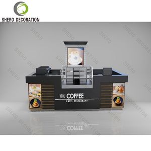 Kiosque de café intérieur Conception de comptoir de café-bar Kiosque de café en bois <span class=keywords><strong>à</strong></span> <span class=keywords><strong>vendre</strong></span> Idées de conception de kiosque de café - Product Image 6