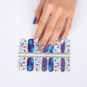 Huizi factory supplier OEM or ODM nail product polish sticker decals