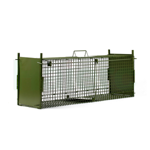 Extra Grande 160X50X55cm Puertas de entrada doble <span class=keywords><strong>Trampa</strong></span> de visón Castor <span class=keywords><strong>Jaula</strong></span> <span class=keywords><strong>para</strong></span> <span class=keywords><strong>perros</strong></span> <span class=keywords><strong>Trampa</strong></span> Trampas <span class=keywords><strong>para</strong></span> animales - Product Image 2