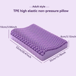 Almohada TPE sin Presión para Uso Doméstico, Lavable, Cómoda, Soporte para la Columna Cervical, Transpirable, Anti-Sudor - Product Image 5