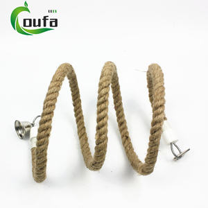 <span class=keywords><strong>Parrot</strong></span> tali panjat burung peganan berdiri tali rami mainan ayunan kandang burung penting perlengkapan burung - Product Image 3