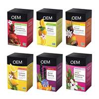 Sacs de tisane fruités organiques d'OEM multi-aromatisés pour l'amélioration de désintoxication et de beauté