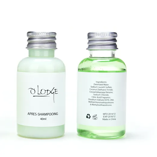 Özel şişe ambalajlama Şampuan Otel banyo malzemeleri