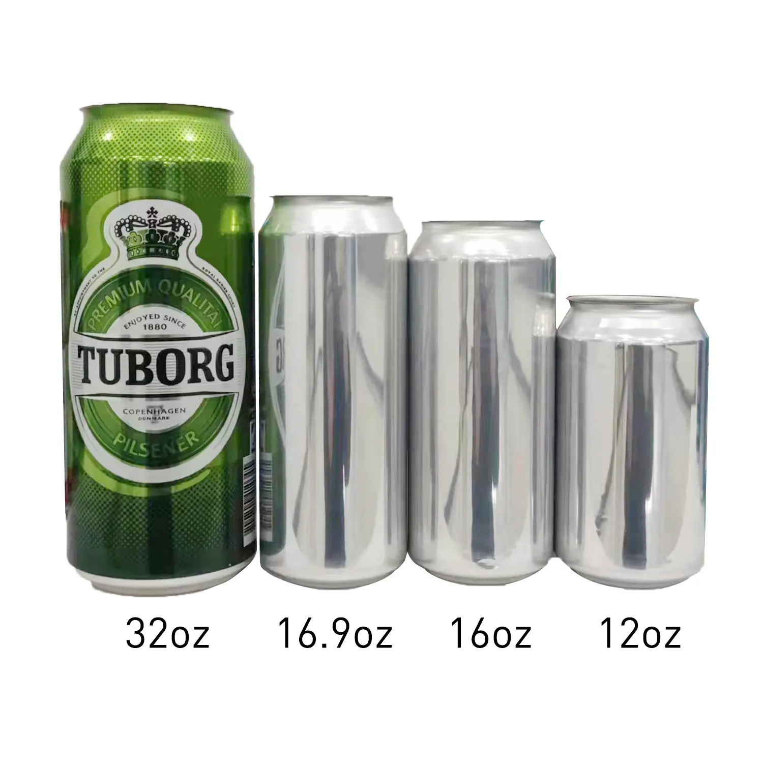 12oz 187ml 250ml 25cl 330ml slim sleek small empty can white printed round aluminum extruded beverage beer soda can with lid