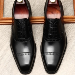 Chaussures en cuir pour hommes de grande taille, de haute qualité, neuves, très vendues, en cuir véritable, style britannique, pour affaires - Product Image 2