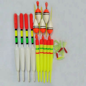 Ensemble de flotteurs de pêche 15pc bouée verticale professionnelle avec bâton lumineux multifonction leurre flotteur matériel de pêche pour la pêche à la carpe Pesca - Product Image 4