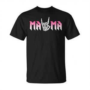 T-shirt Mama Of The Bad Two Bone pour anniversaire de 2 ans - Product Image 2