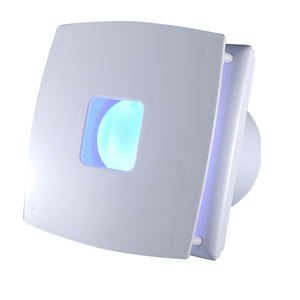 Ventilateur d'extraction mural silencieux 220V 4-6 pouces à haut débit d'air pour salle de bain avec lumière LED, fonctionnement silencieux, faible bruit - Product Image 3