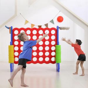 Khổng lồ <span class=keywords><strong>4</strong></span>-in-a-row ba chiều cờ vua bốn liên tiếp bàn cờ trò chơi mini lợi ích trí tuệ giáo dục đồ chơi ngoài trời trò chơi - Product Image 5