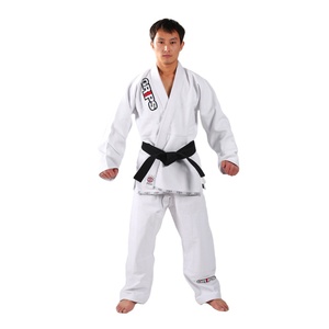 가라테 무술 훈련을위한 OEM 서비스 브라질 주짓수 BJJ 훈련 기 도매 면 유도 유니폼 기모노 - Product Image 3