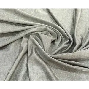 New Anti-microbial Knitted Silver Fiber Fabric EMF Shielding Radiation Protection Silver Conductive Fabric