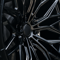 Velg Mobil SUV Custom Black Concave Forged Alloy 18 19 20 21 22 inci, Ring 5x114.3 5x130 5x112 untuk BMW Audi SF90
