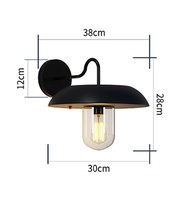 Appliques murales solaires LED E27 modernes en acier inoxydable, étanches, pour extérieur, jardin, cour, escalier