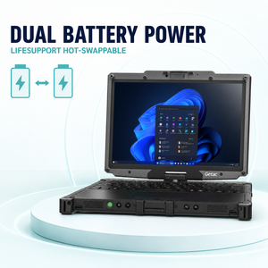 Getac V120 แล็ปท็อปแบบ 2 in 1 แข็งแรงทนทาน ใช้ Intel Core Ultra ระบบปฏิบัติการ <span class=keywords><strong>Windows</strong></span> <span class=keywords><strong>11</strong></span> <span class=keywords><strong>Pro</strong></span> หน้าจอสัมผัสขนาด 12.2 นิ้ว มาตรฐาน IP66 คอมพิวเตอร์โน้ตบุ๊กสำหรับงานอุตสาหกรรม - Product Image 5