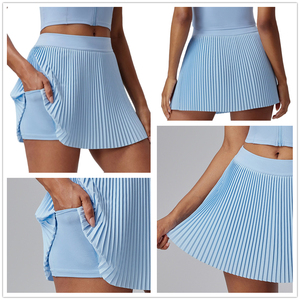 Nouvelle jupe plissée de sport pour femme à séchage rapide, idéale pour le tennis et le golf, ensemble respirant pour le tennis transfrontalier - Product Image 2